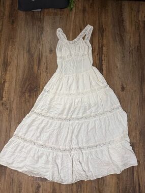 maxi dress layered Petal and Pup Women's Lillee Tiered Maxi Dress